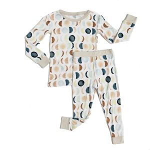 LITTLE SLEEPIES LUNA NEUTRAL TWO PIECE SET